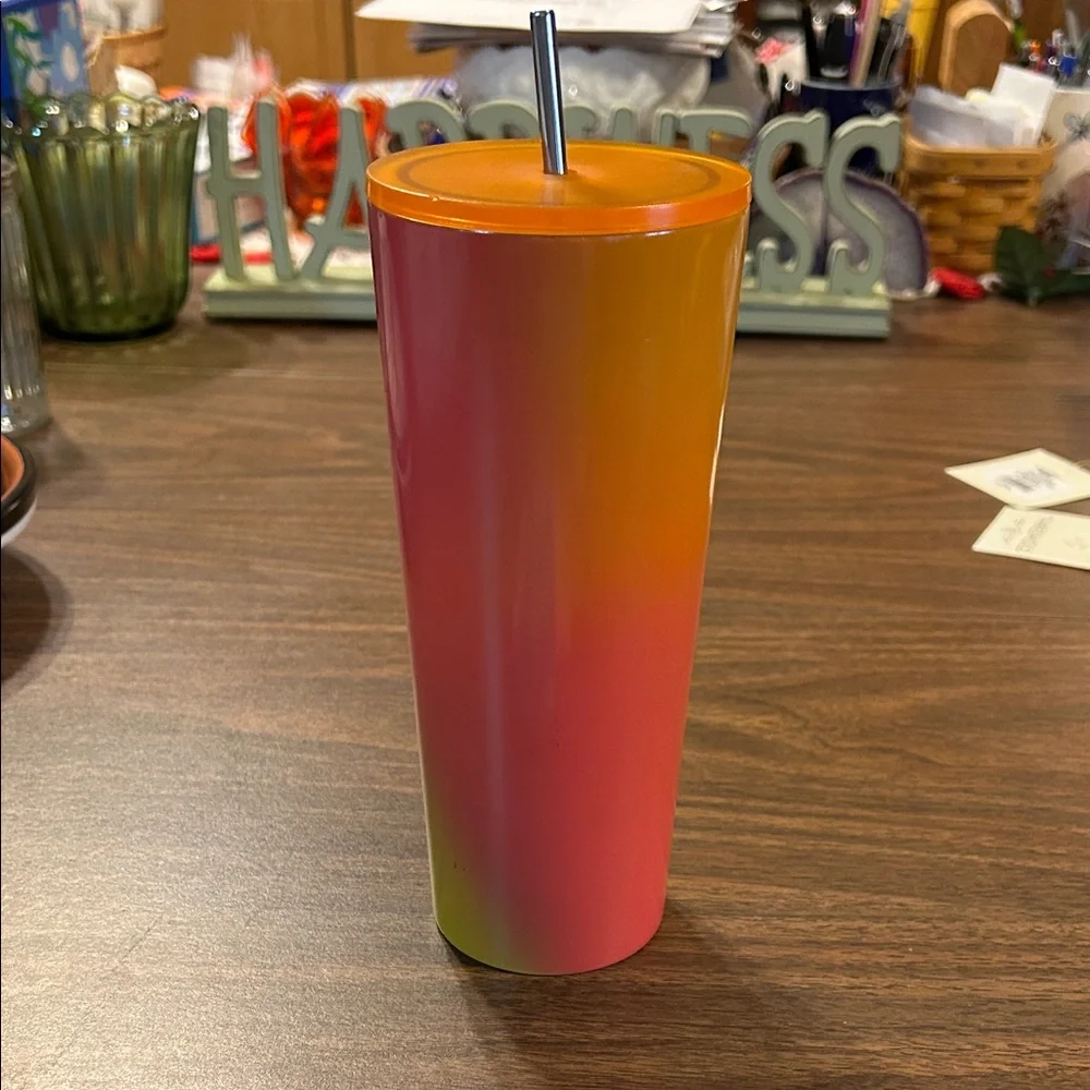 Colorful Insulated Tumbler with Straw - Picture 8 of 12